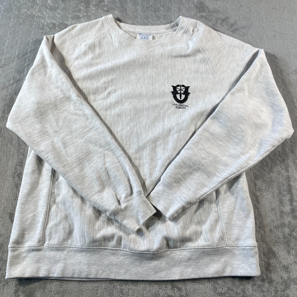 Champion Gray Sweatshirt with Black Logo